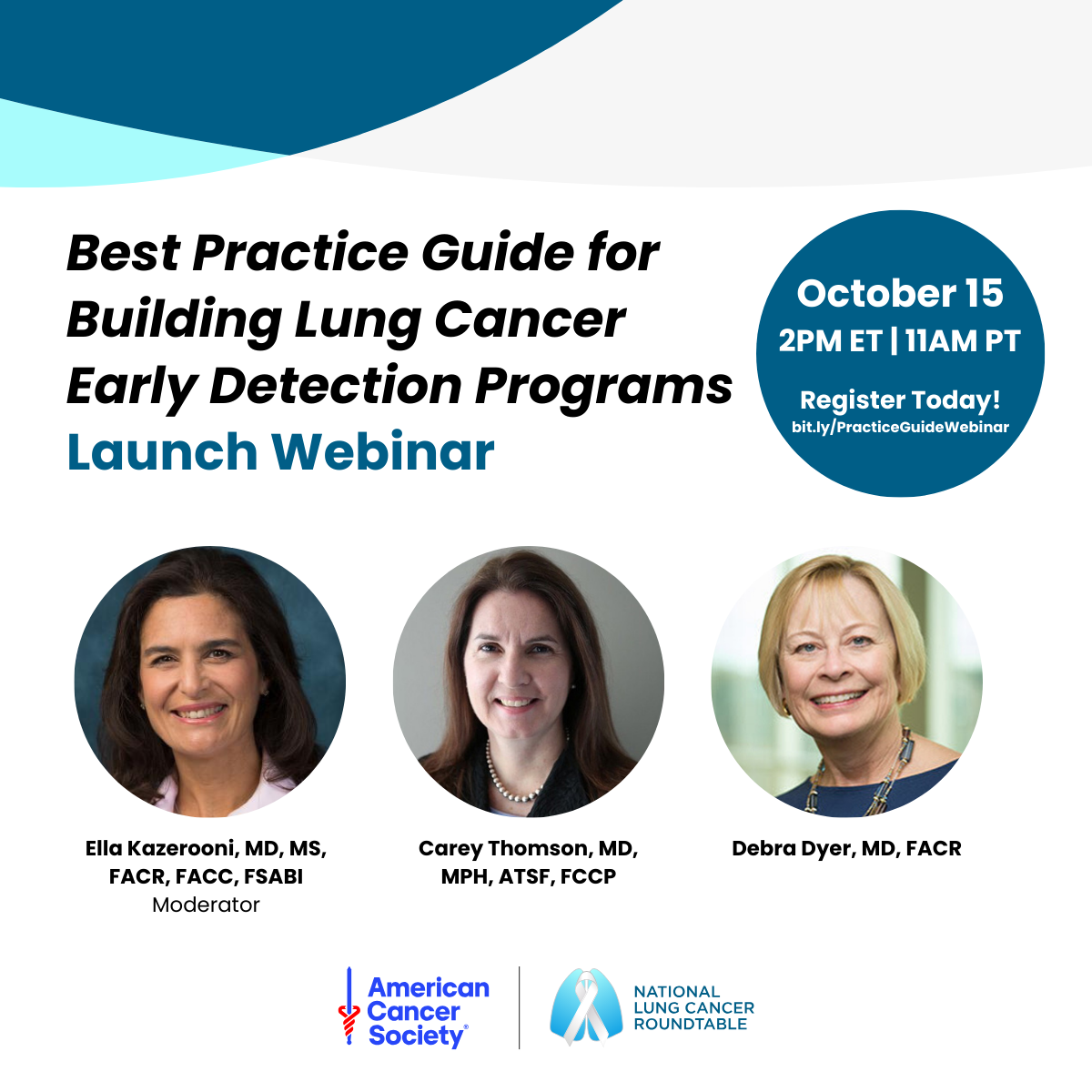 Image for Best Practice Guide for Building Lung Cancer Early Detection Programs Launch Webinar