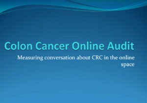 Colon Cancer Online Audit