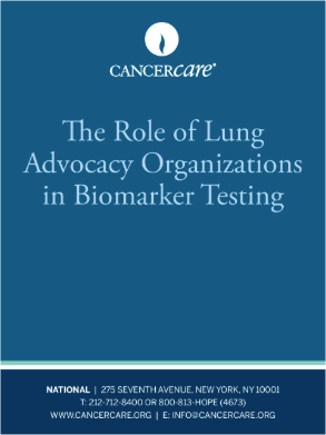 Image for The Role of Lung Cancer Advocacy Organizations in Biomarker Testing White Paper